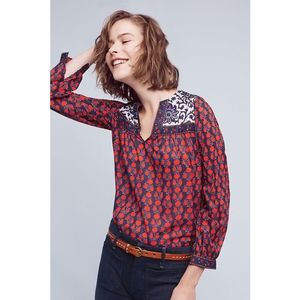 Pepin Red, White & Blue Blouse